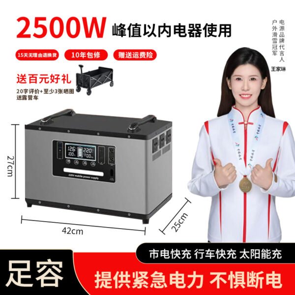 Baoshidi Portable Outdoor Power Station 220V High Capacity Backup Battery