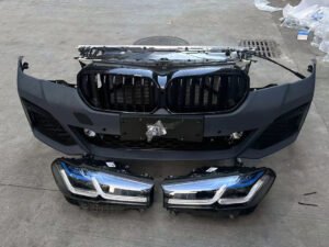 BMW 5 Series G30 G38 Front Bumper Assembly with Front Nozzles BMW 5 Series G30 G38 Front Bumper Assembly with Front Nozzles