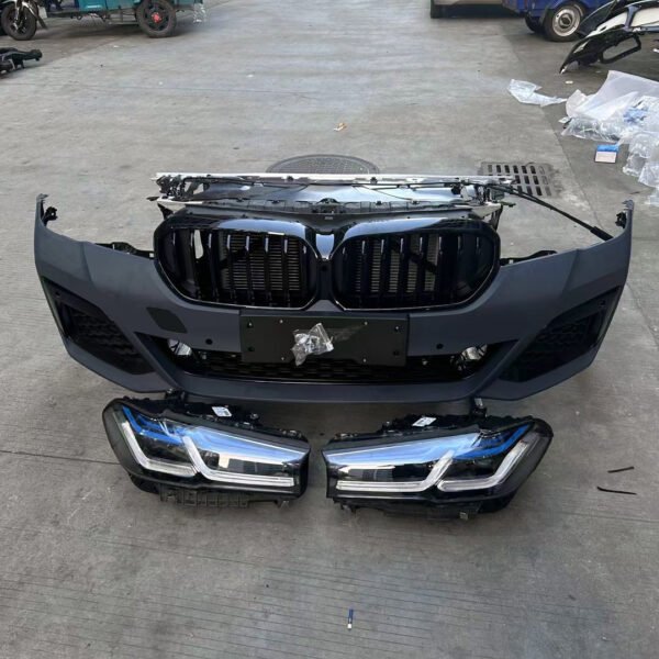 BMW 5 Series G30 G38 Front Bumper Assembly with Front Nozzles